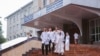 KYRGYZSTAN -- Kyrgyz State Medical Academy named after Isa Ahunbaev - The main building.July 2023 